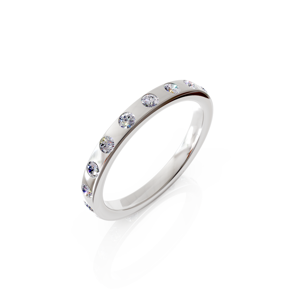 flush set eternity ring