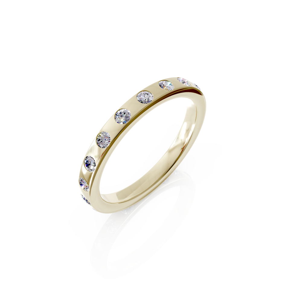 flush set eternity ring