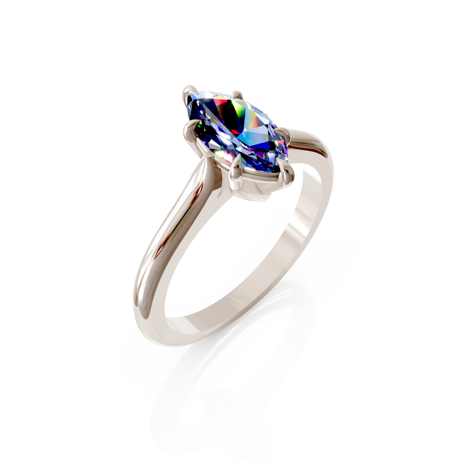 marquise cut engagement ring