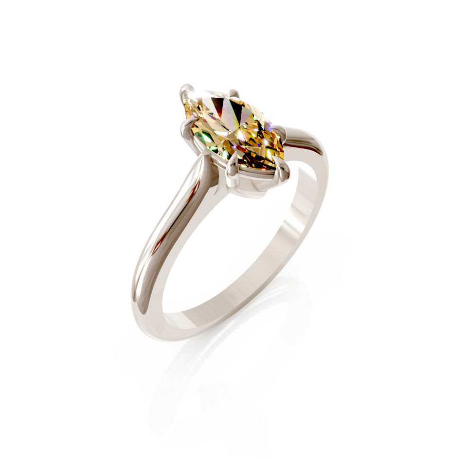 marquise cut engagement ring