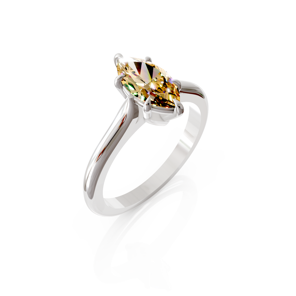 marquise cut engagement ring
