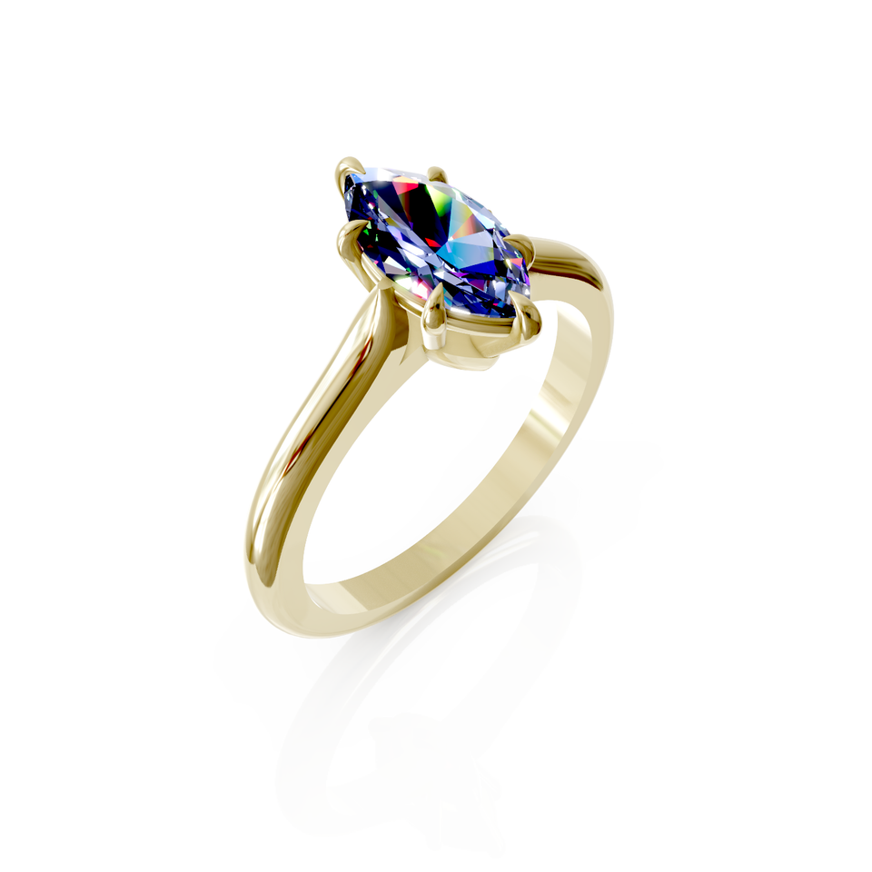 marquise cut engagement ring
