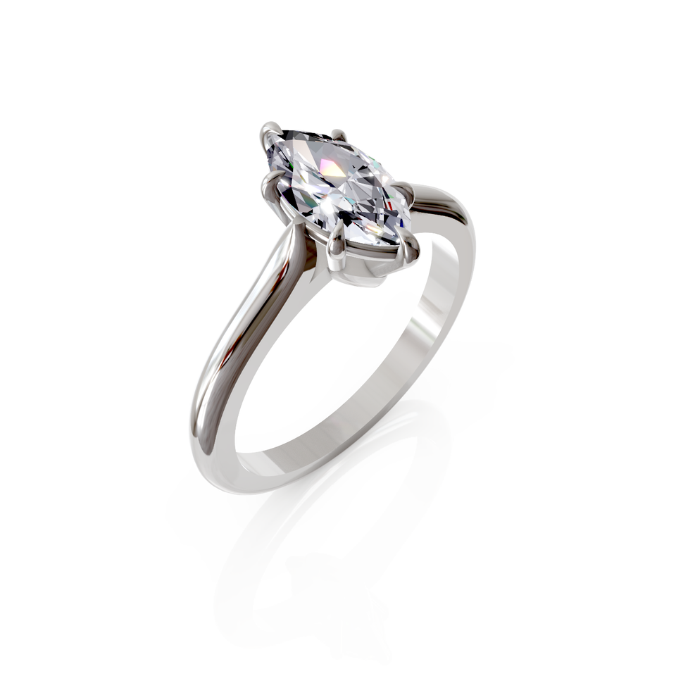 marquise cut engagement ring