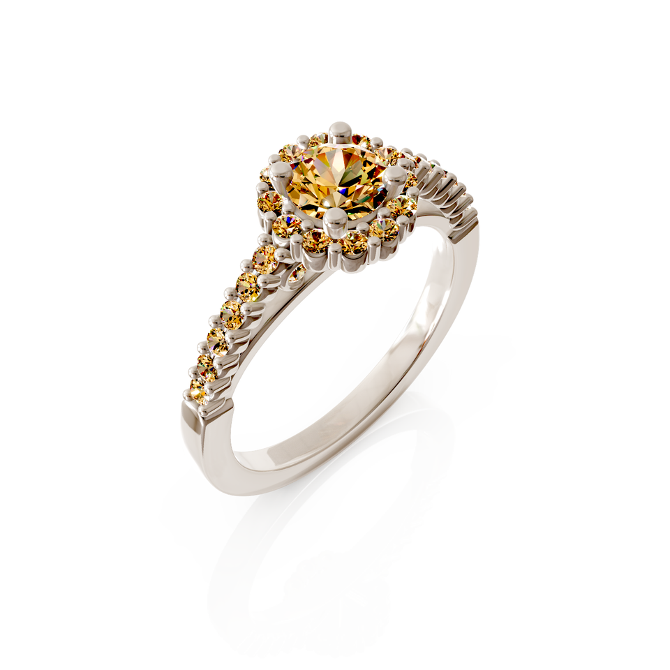 tapered engagement ring