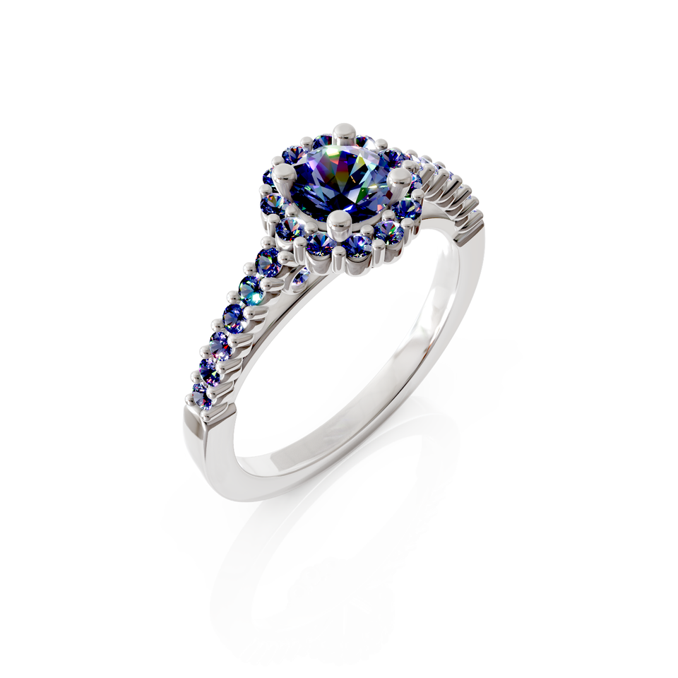 tapered engagement ring