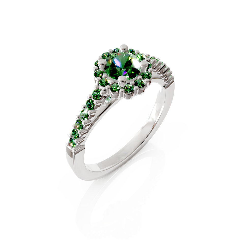 tapered engagement ring
