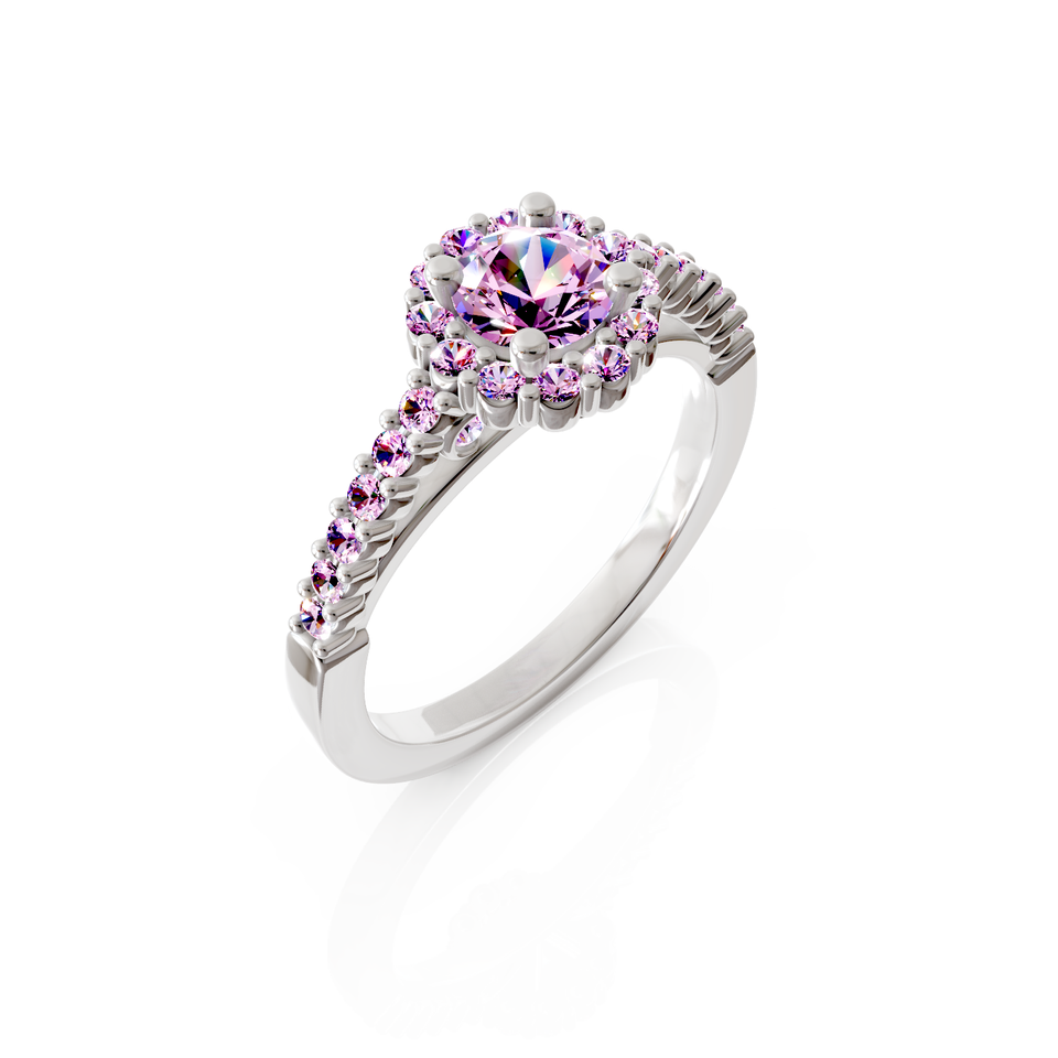 tapered engagement ring