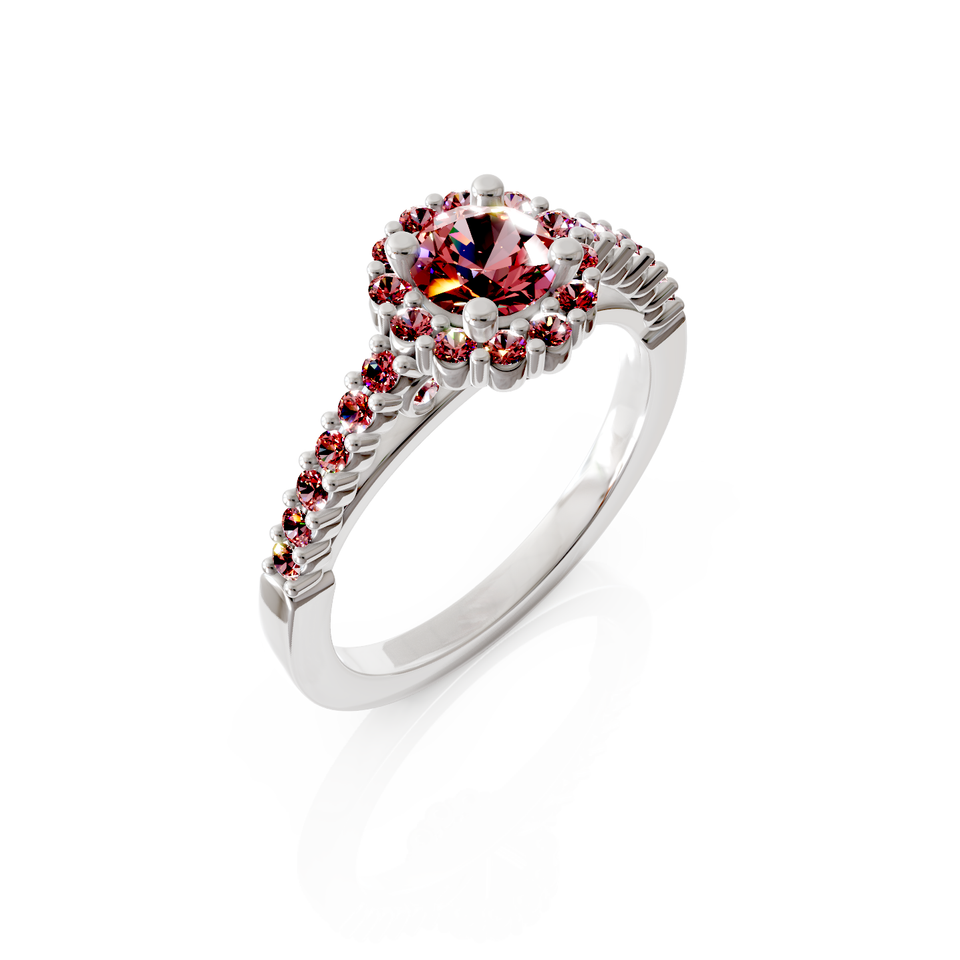 tapered engagement ring