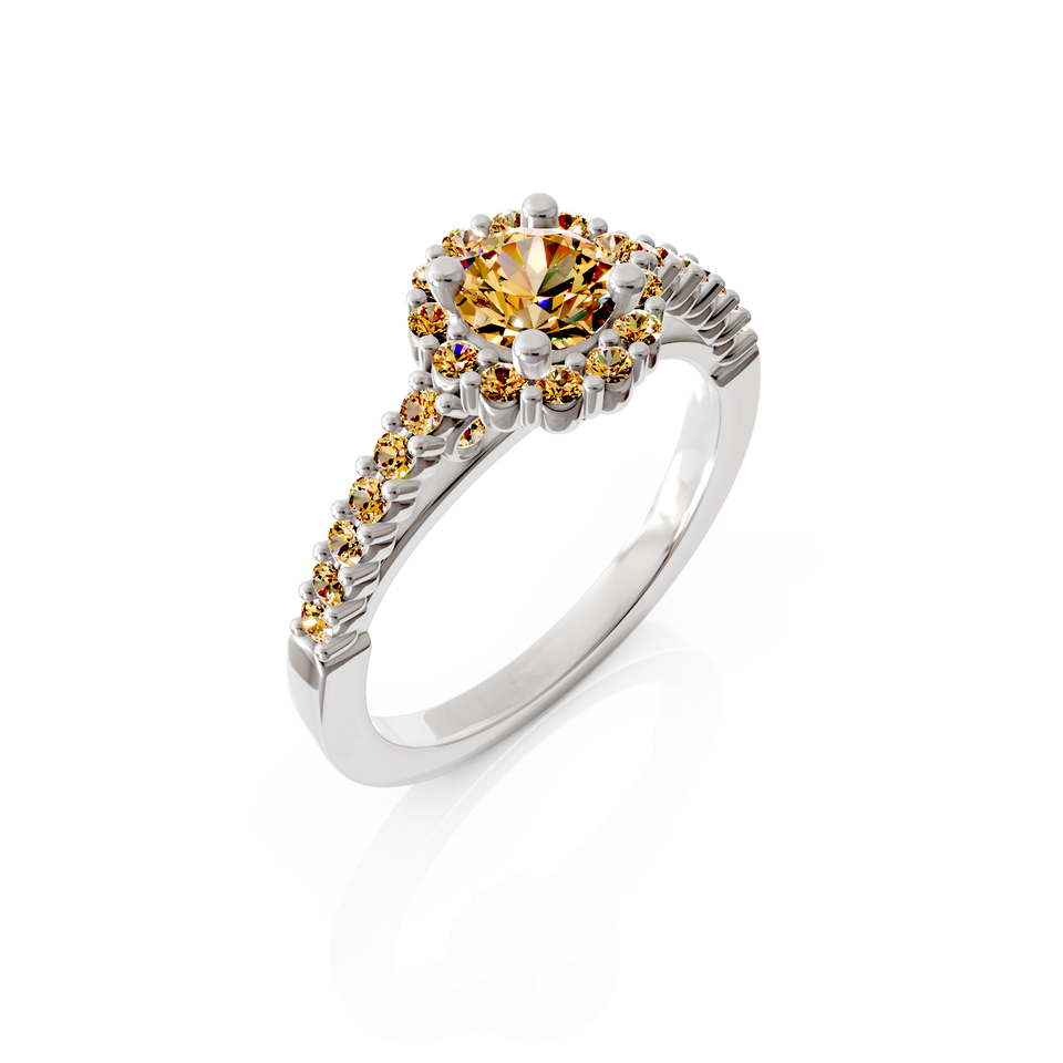 tapered engagement ring