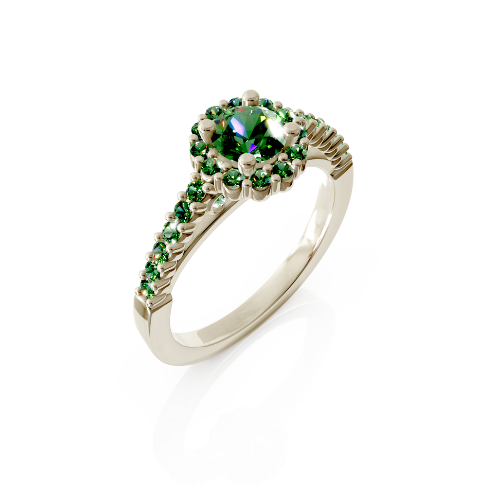 tapered engagement ring