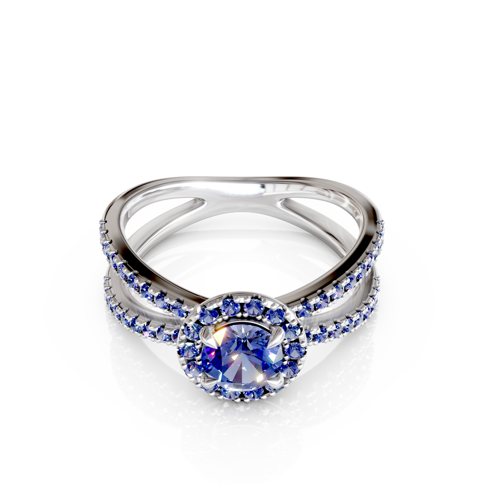 split shank engagement ring