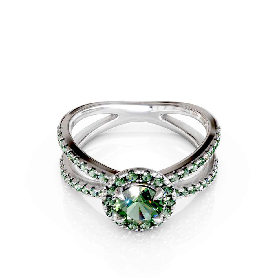 split shank engagement ring