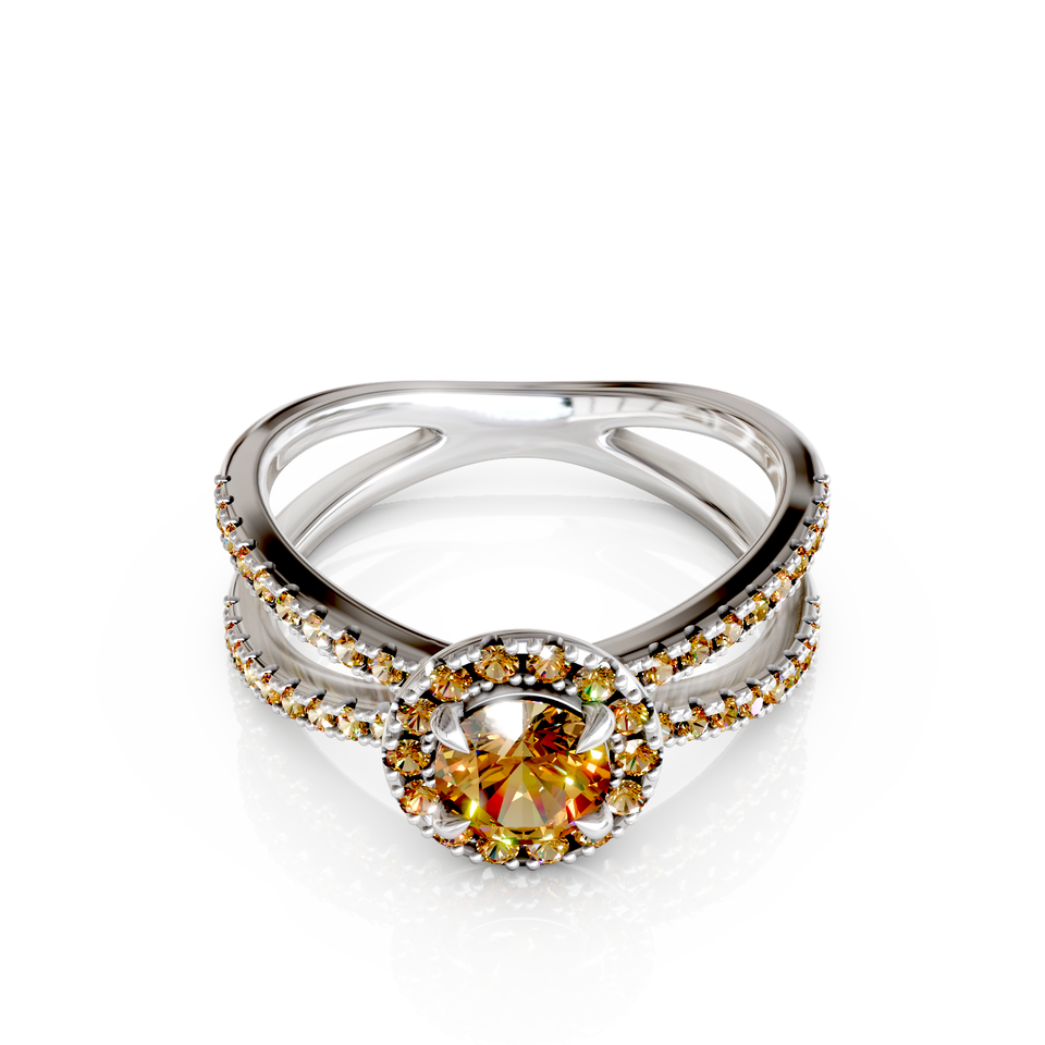 split shank engagement ring