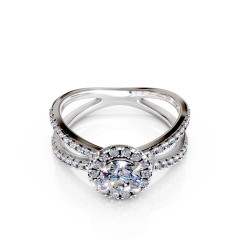 split shank engagement ring