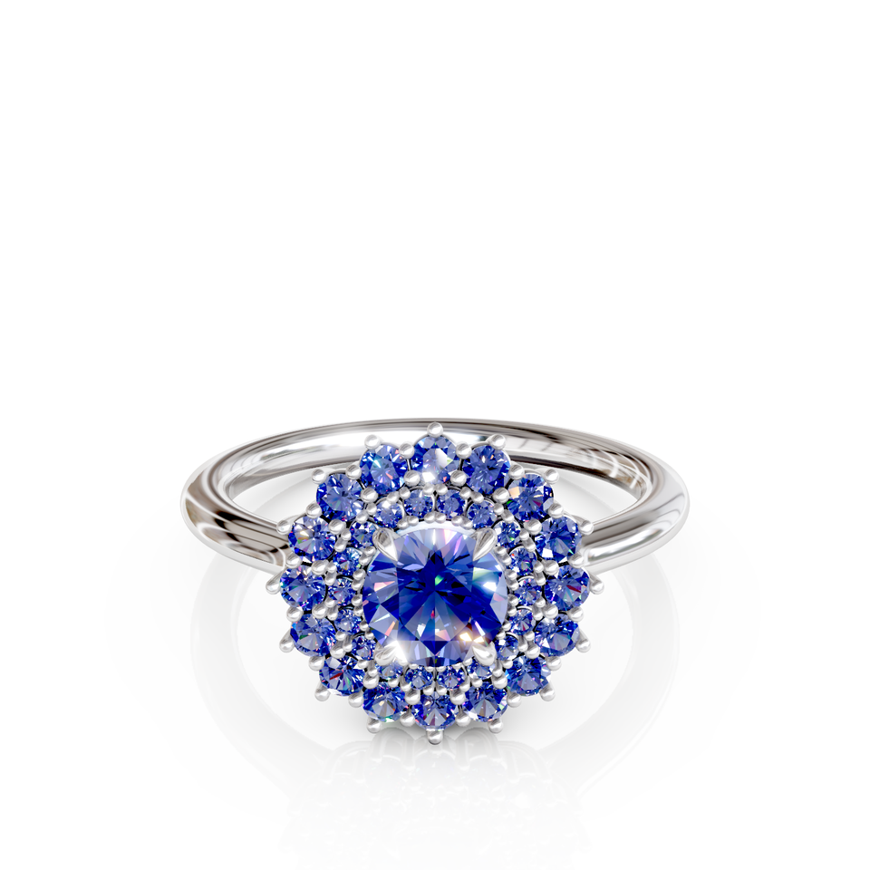 halo engagement ring
