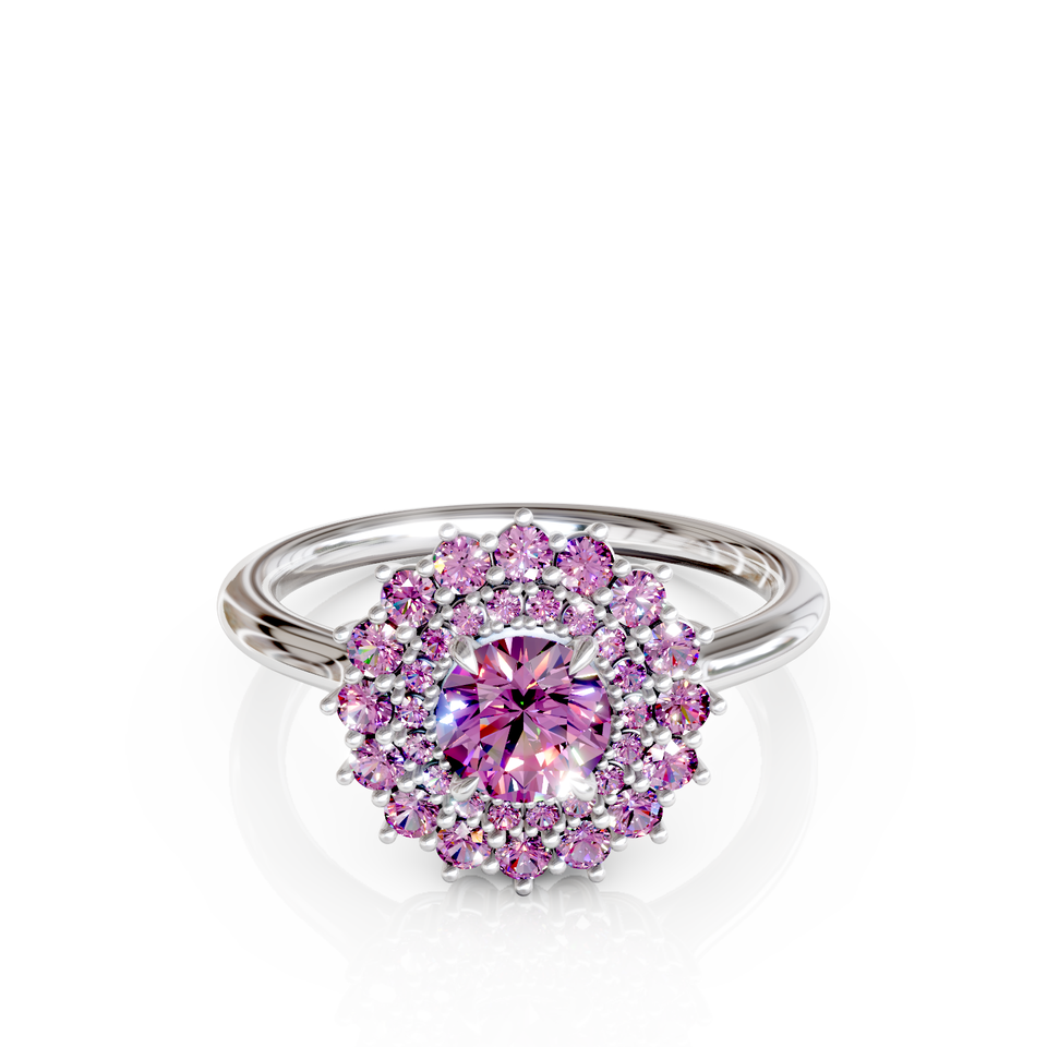 halo engagement ring