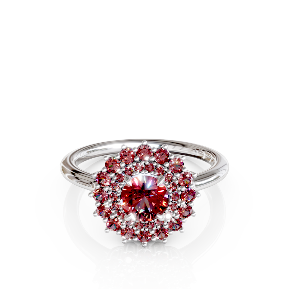 halo engagement ring