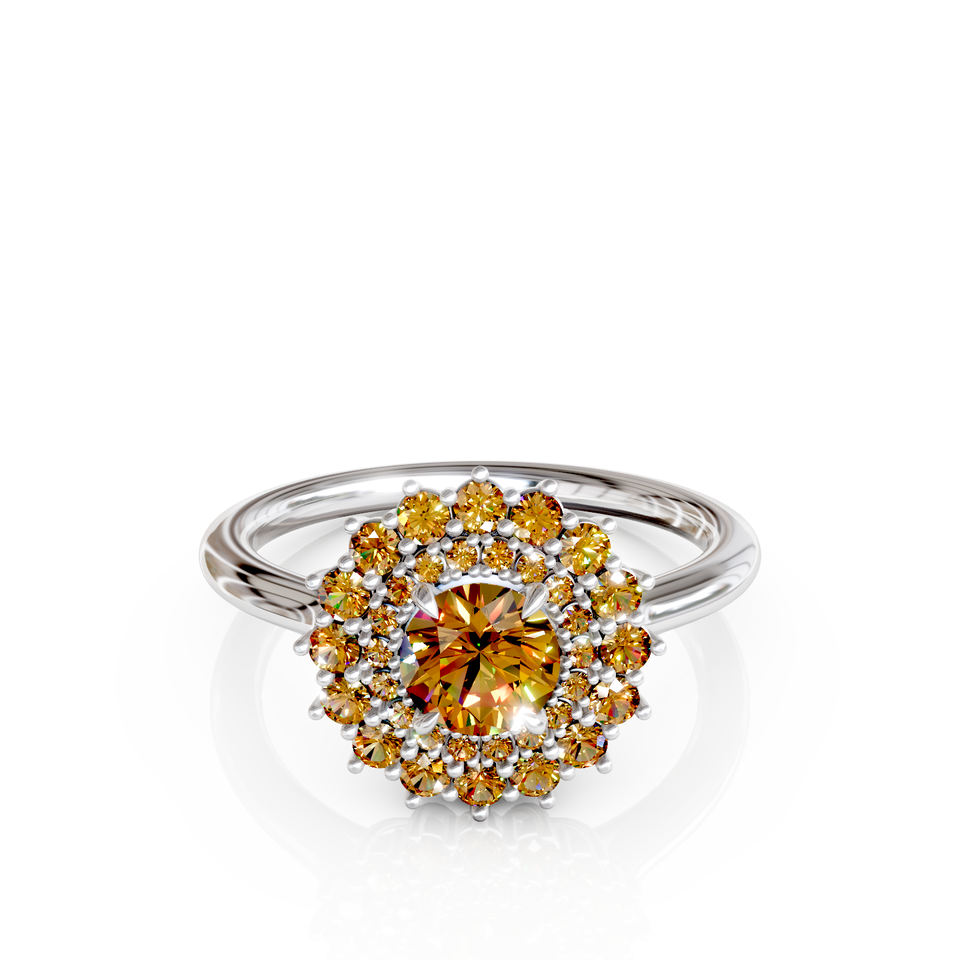 halo engagement ring