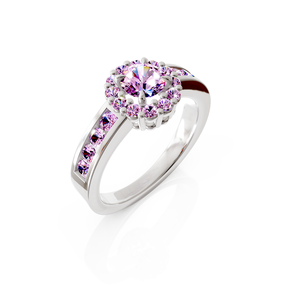 halo engagement ring