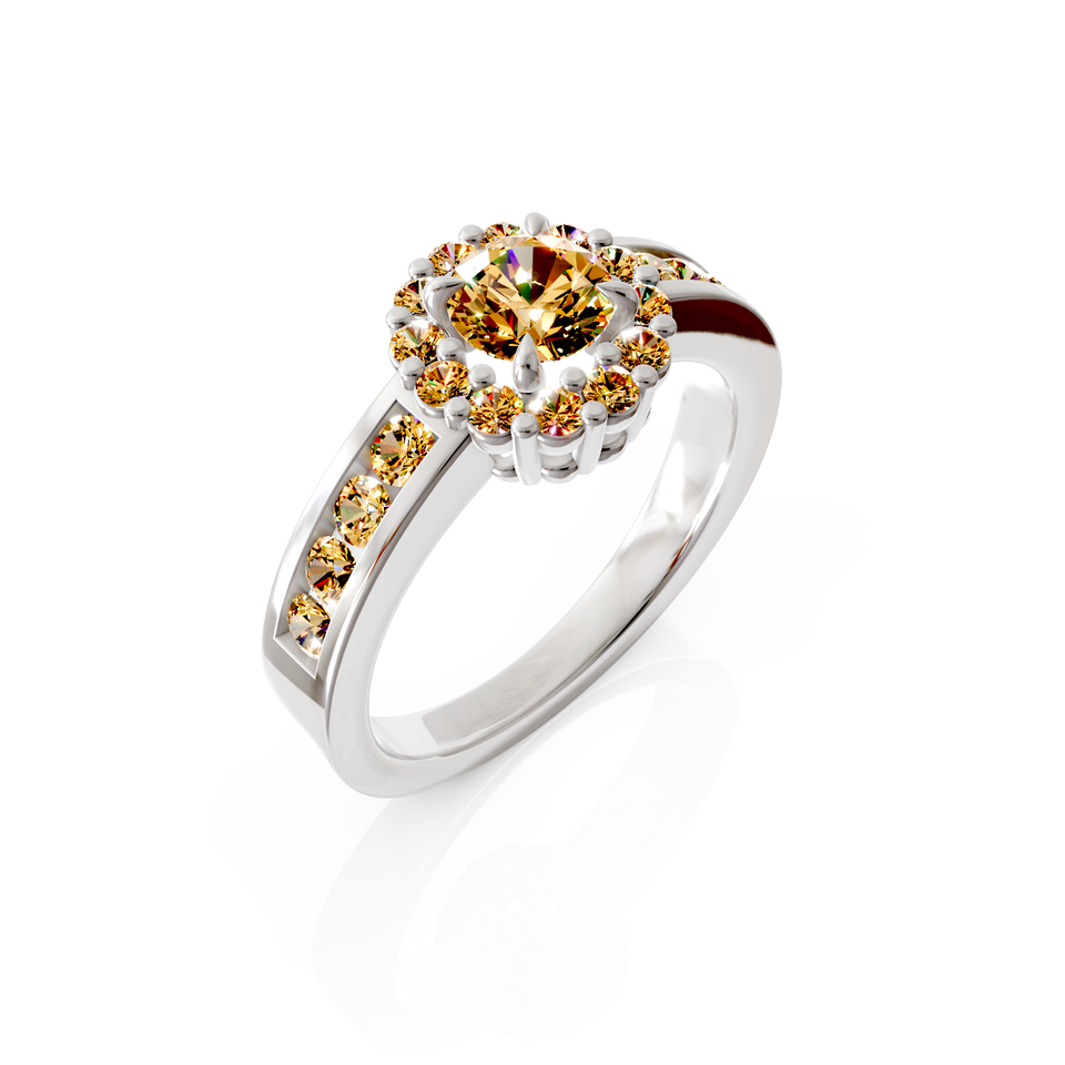 halo engagement ring