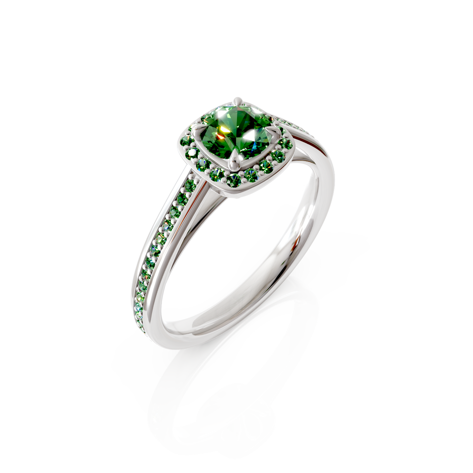 tapered pavé ring