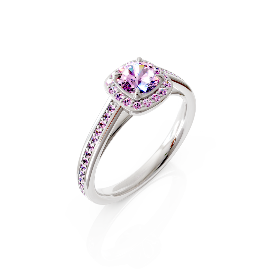 tapered pavé ring