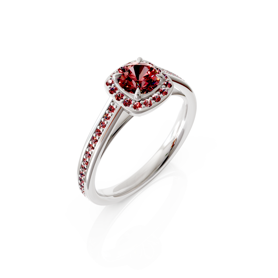 tapered pavé ring