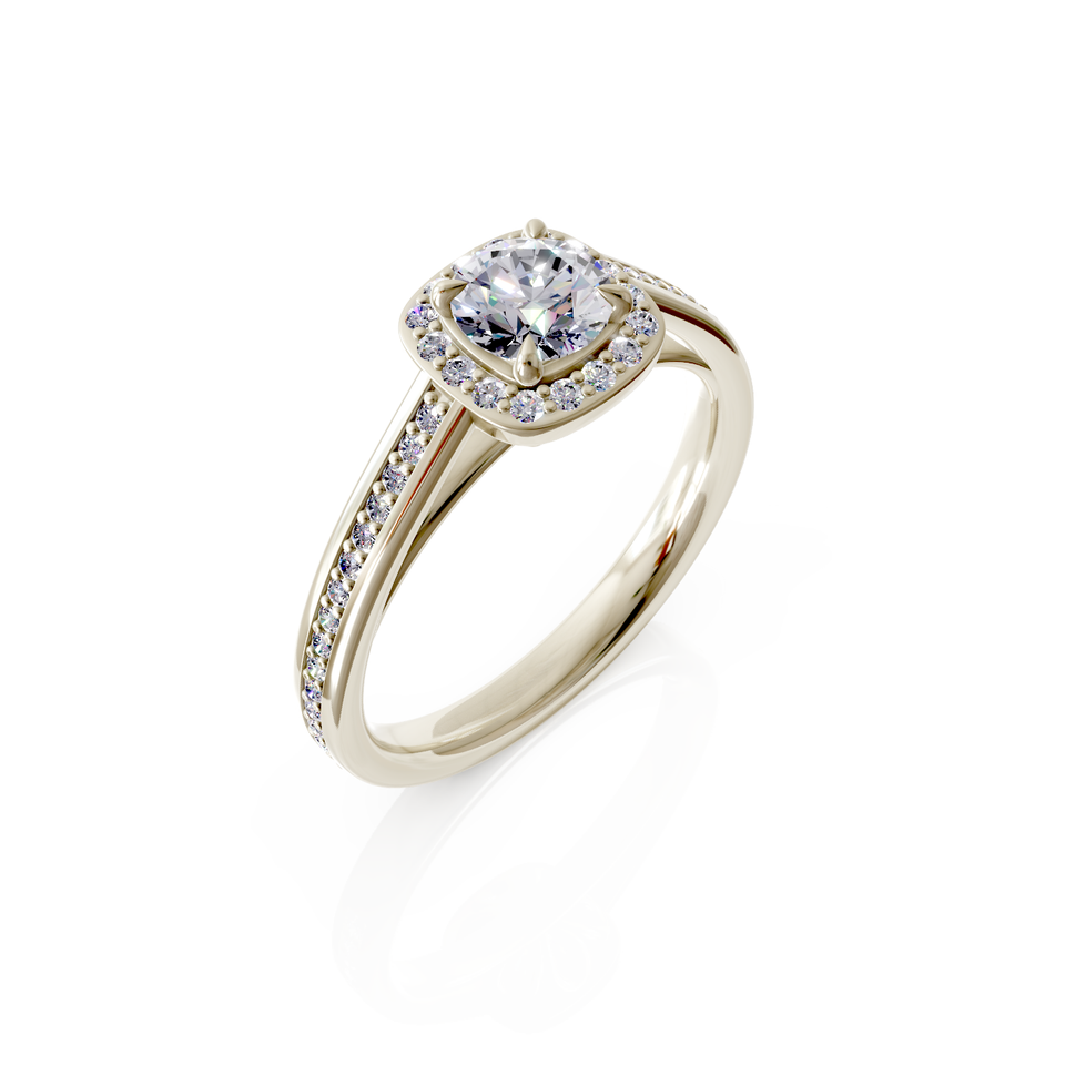 tapered pavé ring