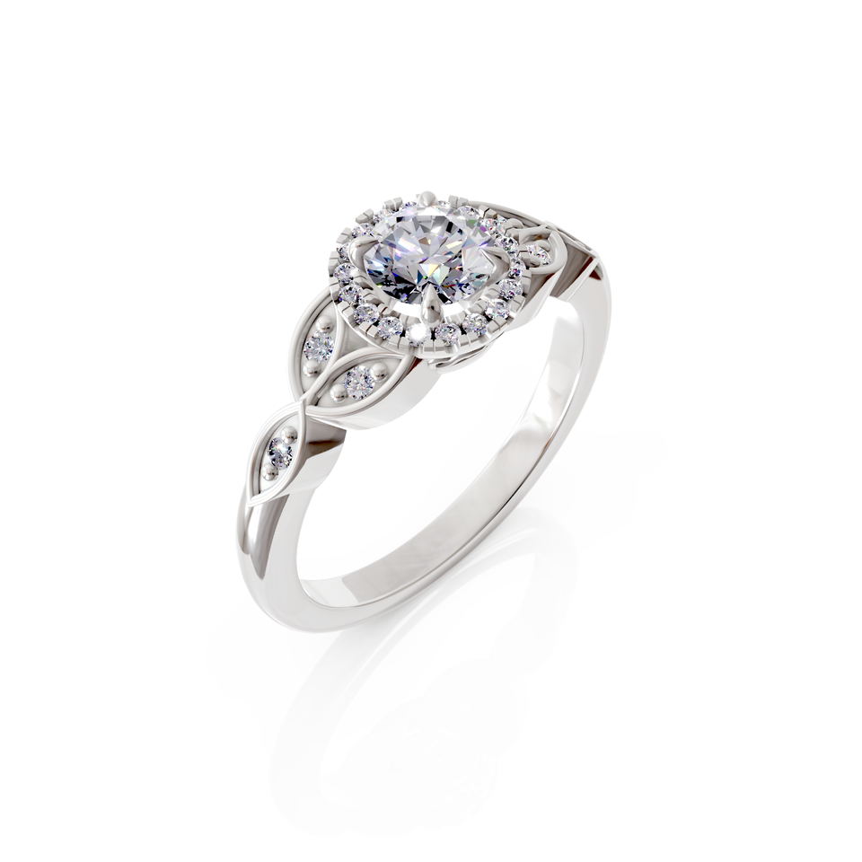 ornate engagement ring