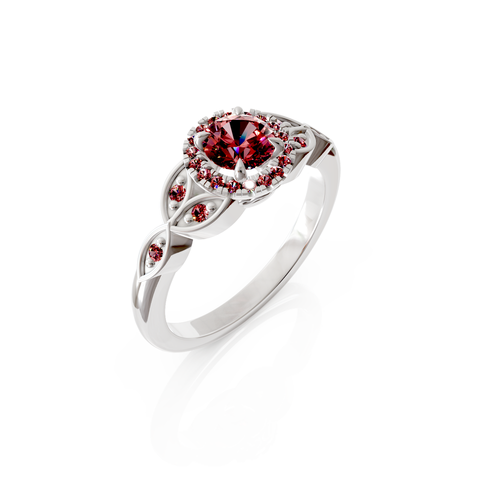 ornate engagement ring
