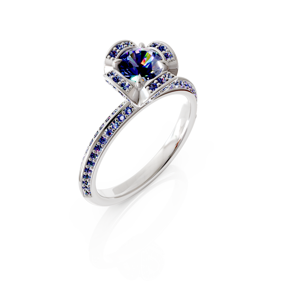 halo engagement ring