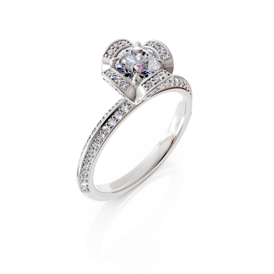 halo engagement ring