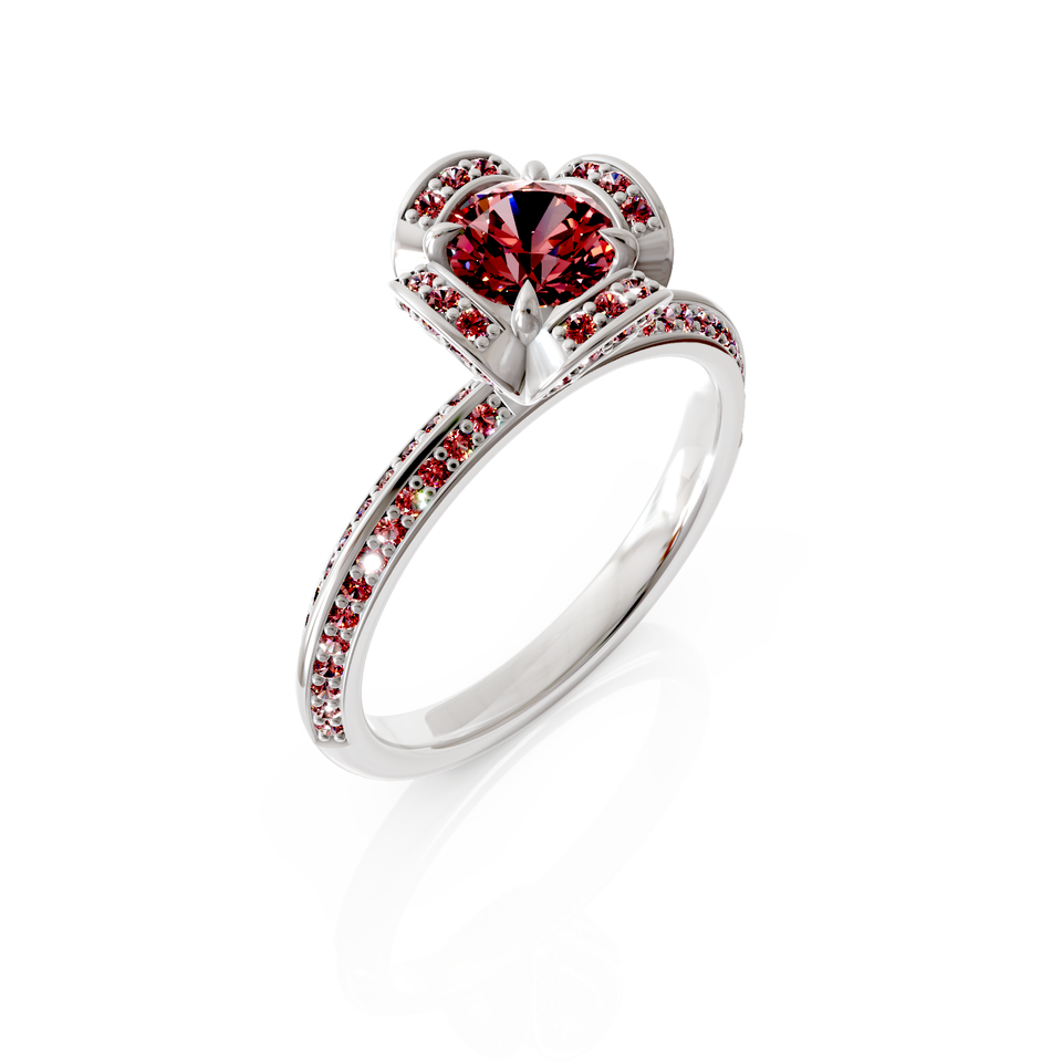 halo engagement ring