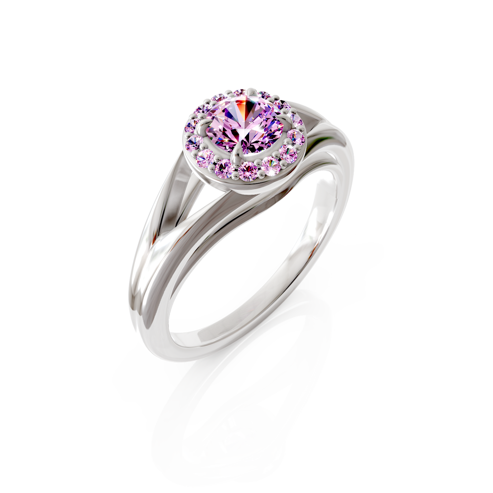 halo engagement ring