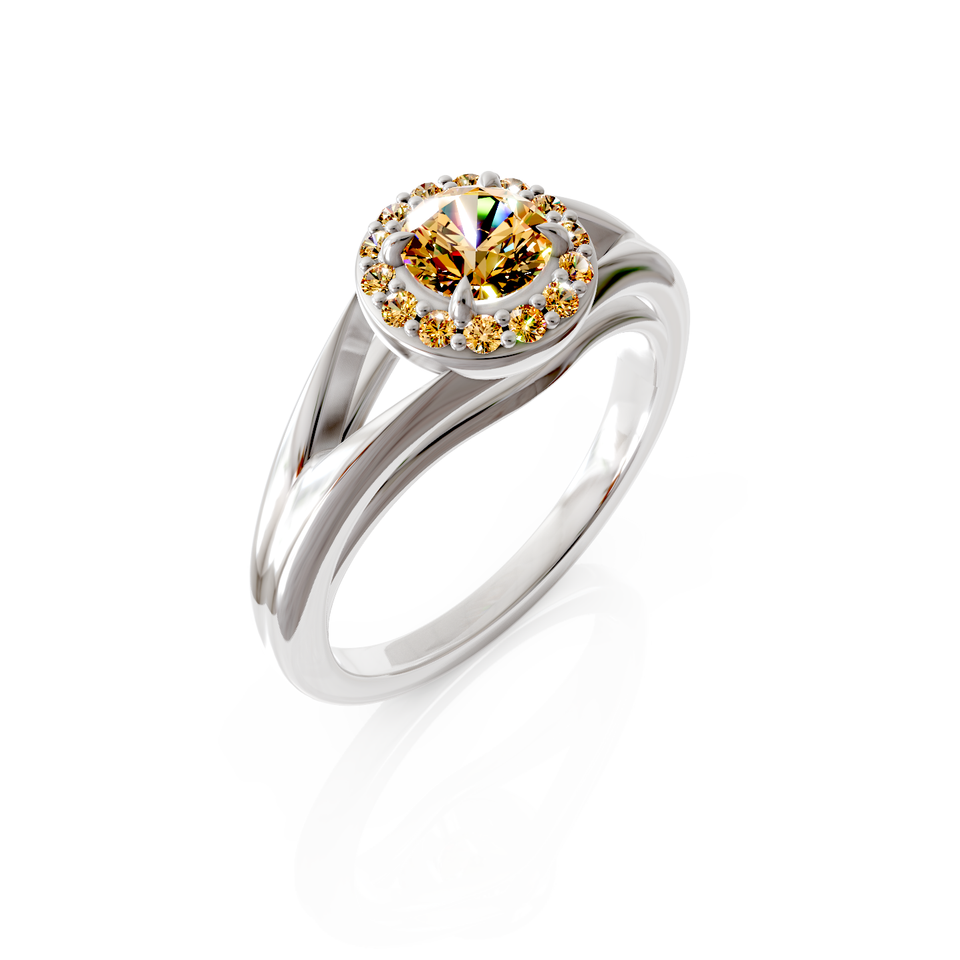 halo engagement ring