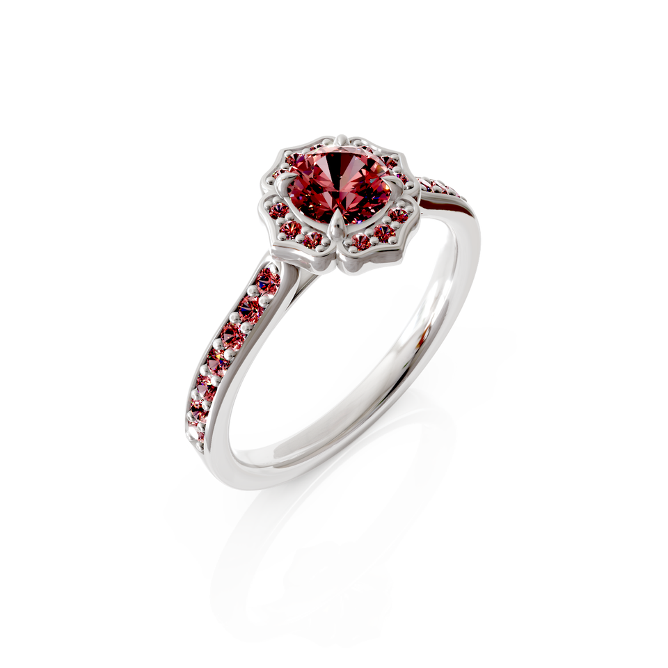 halo engagement ring