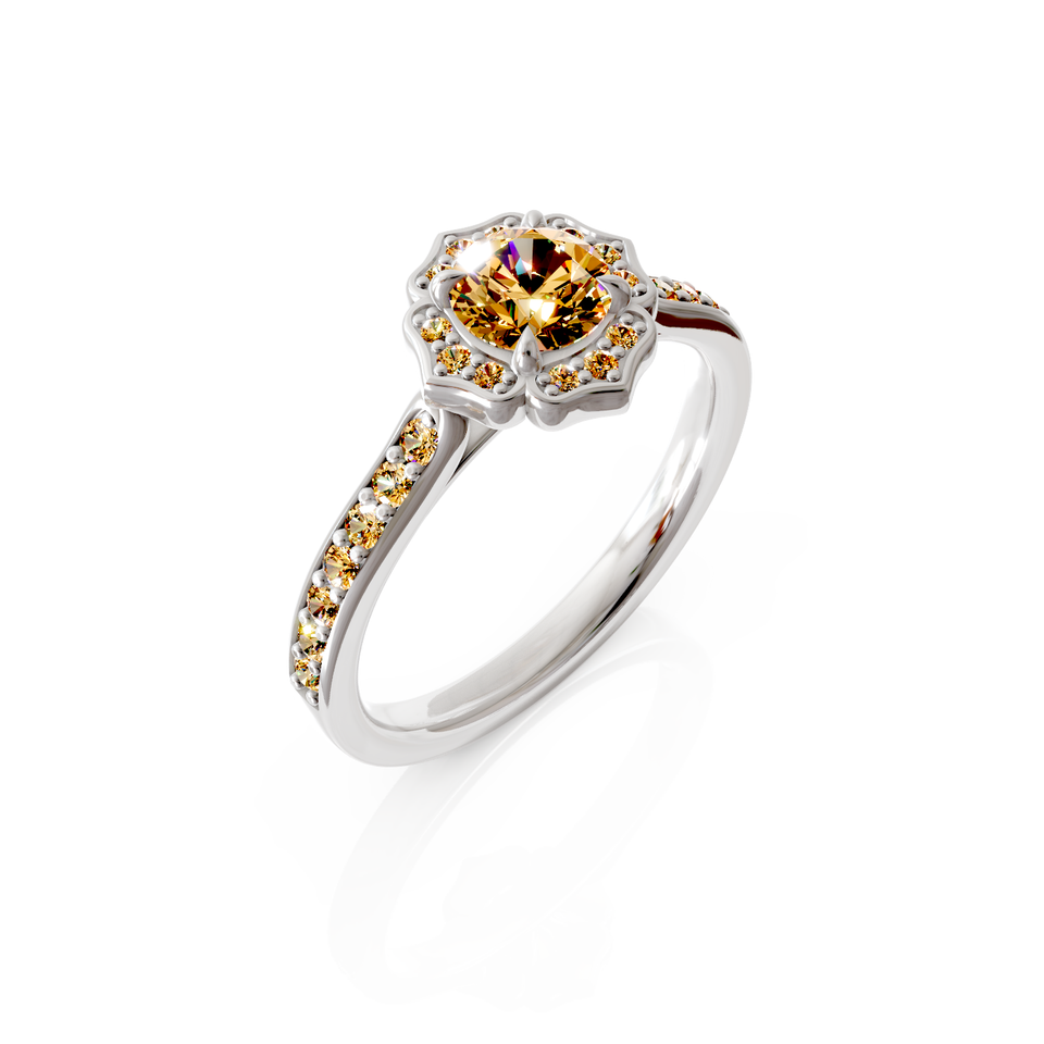 halo engagement ring