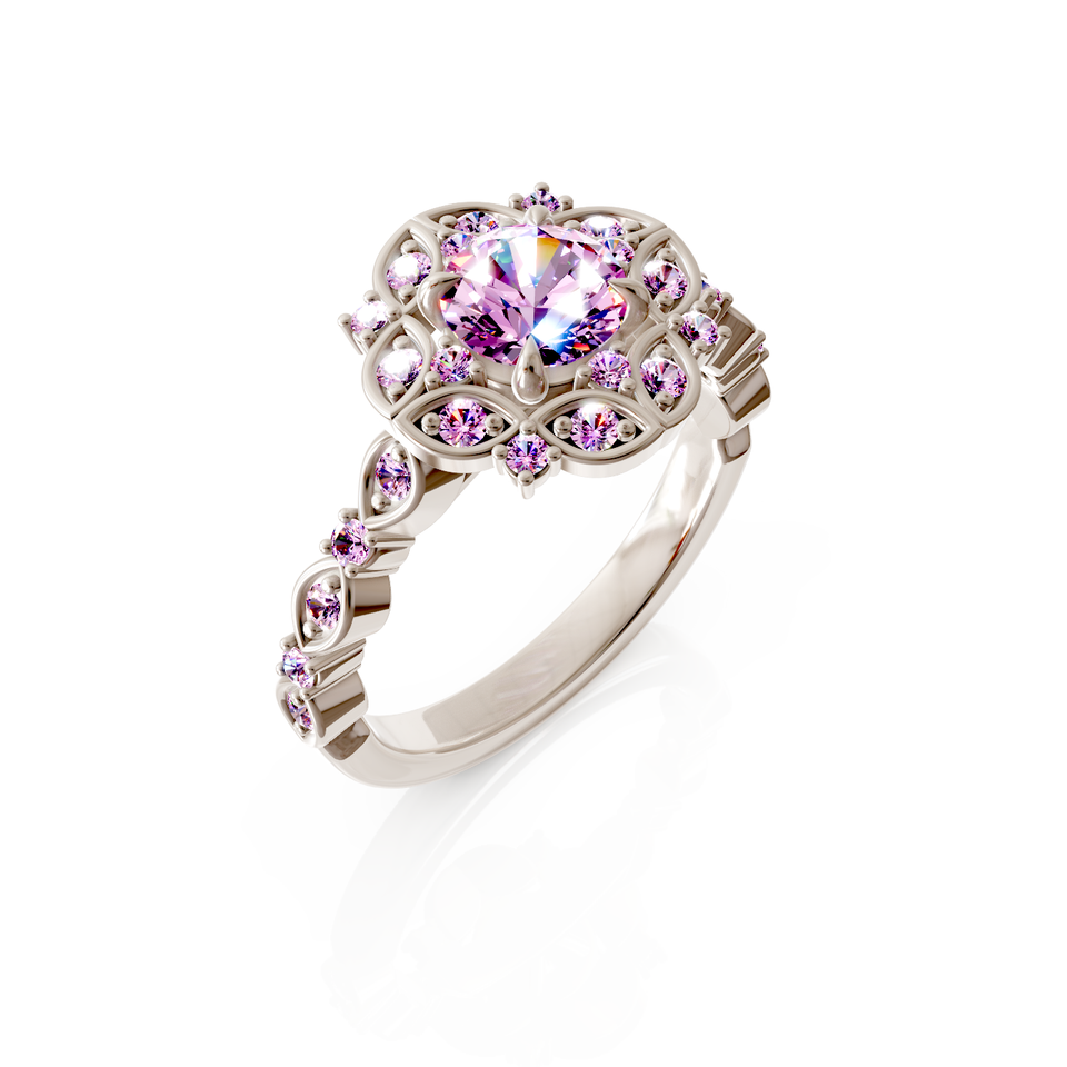 halo engagement ring