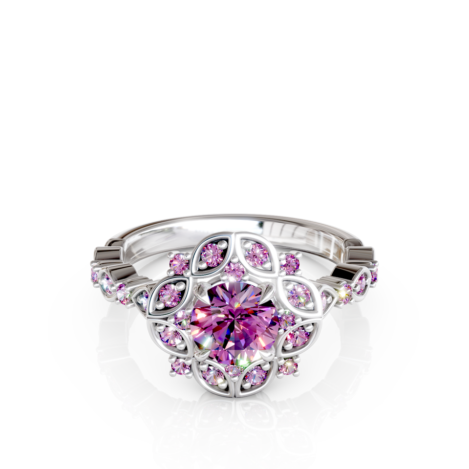 halo engagement ring
