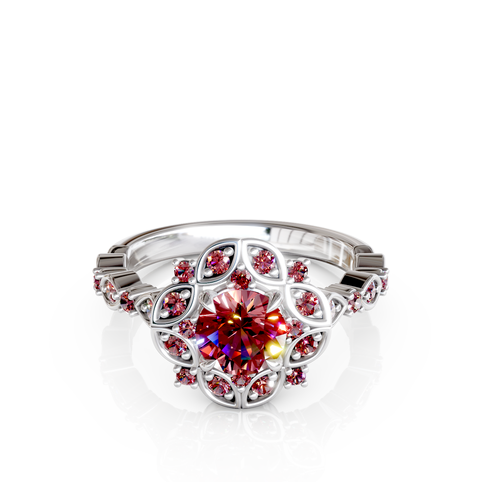 halo engagement ring