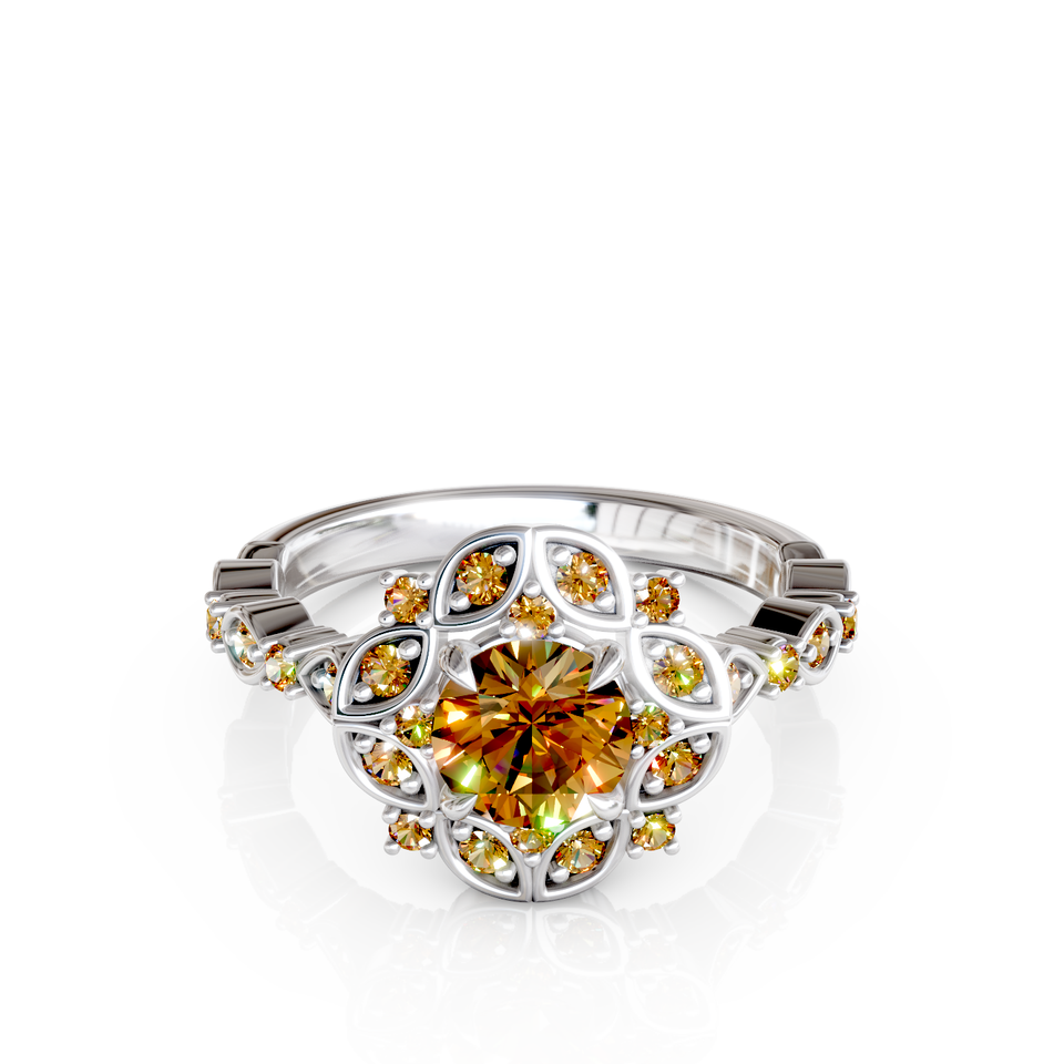 halo engagement ring
