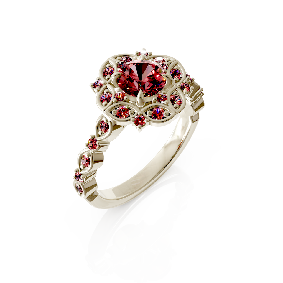 halo engagement ring
