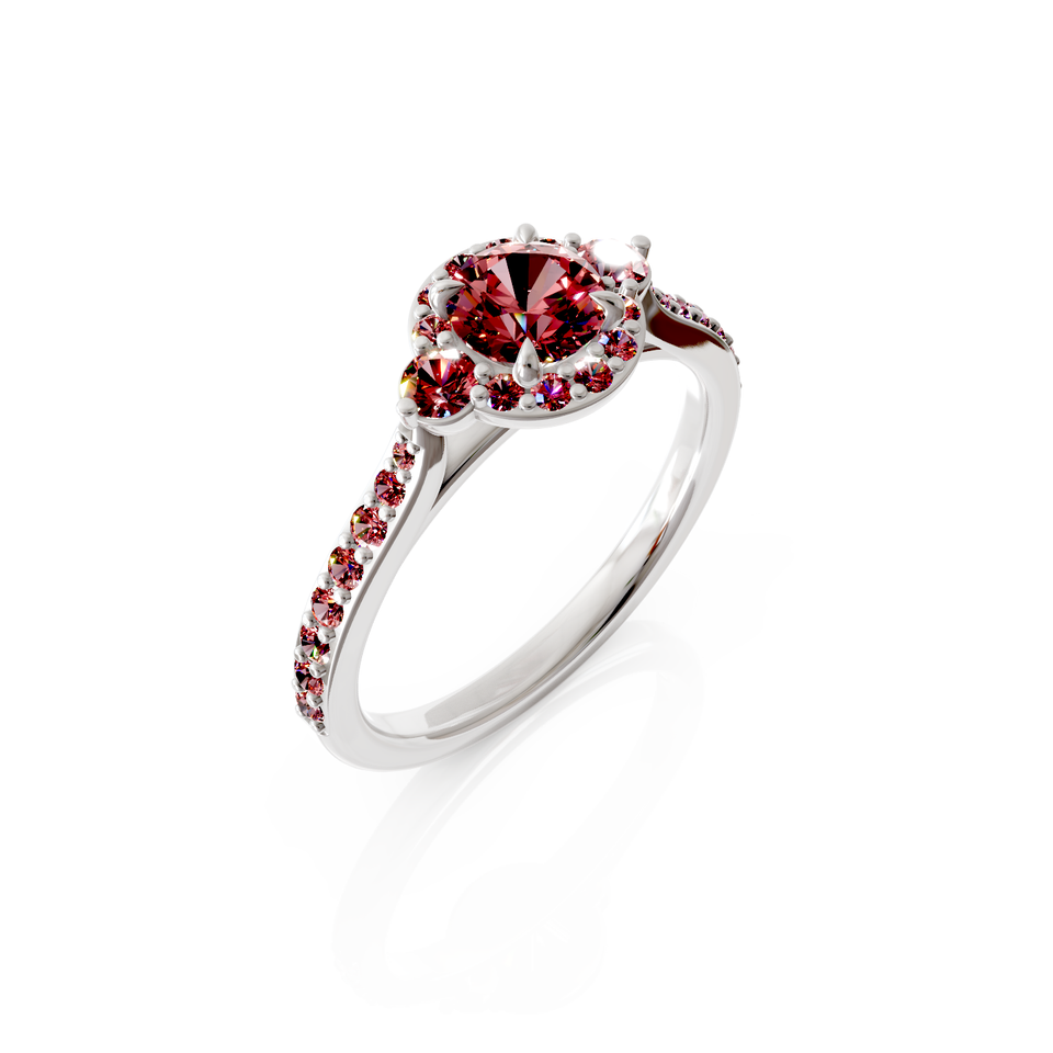 halo engagement ring