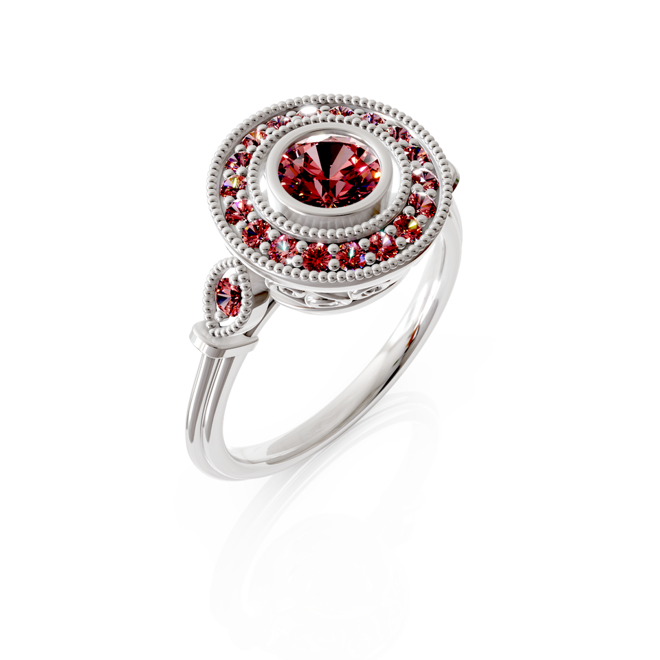 halo engagement ring