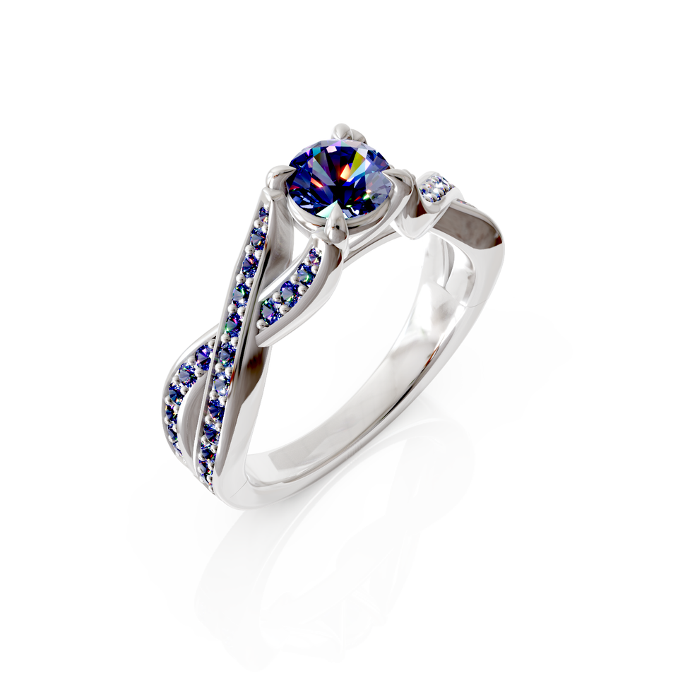 split shank engagement ring