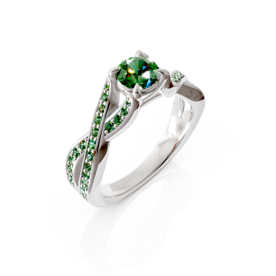 split shank engagement ring