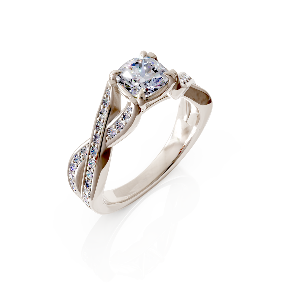 split shank engagement ring