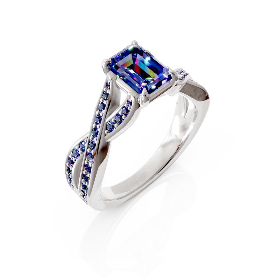 split shank engagement ring
