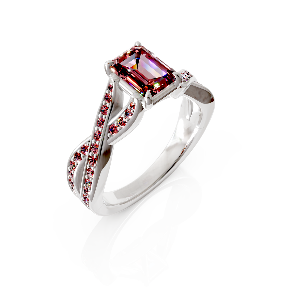 split shank engagement ring