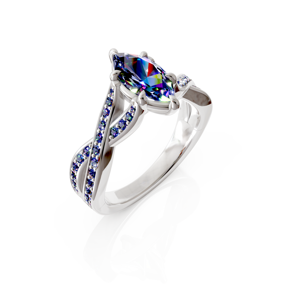 split shank engagement ring